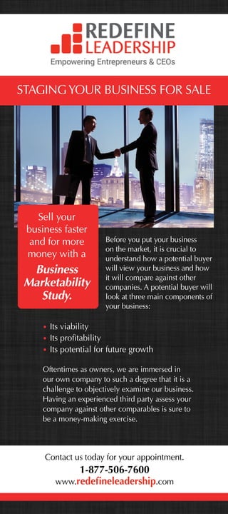RDL Business Marketablility Rack Card