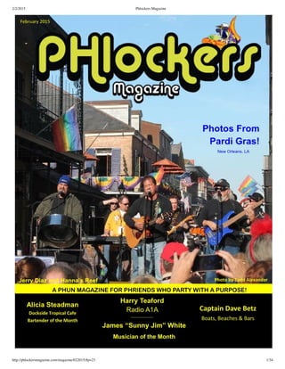 2/2/2015 Phlockers Magazine
http://phlockersmagazine.com/magazine/022015/#p=23 1/34
 