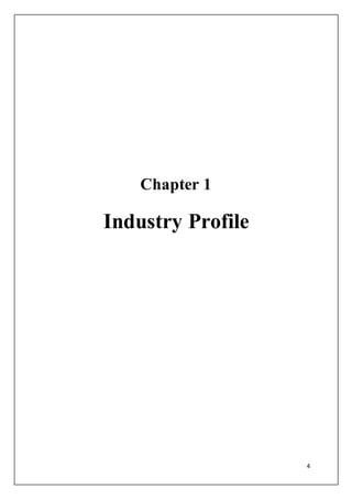 4
Chapter 1
Industry Profile
 