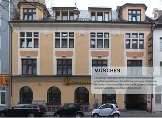 Die ersten Wettbewerbe an denen Arnold Schwarzenegger teil-
nahm, fanden bereits im April 1964 in Graz statt. Mit einem be-
eindruckenden Bizepsumfang von 43 cm erregte er bei der Mr.
Steiermark-Wahl große Anerkennung.
GRAZ
4
 