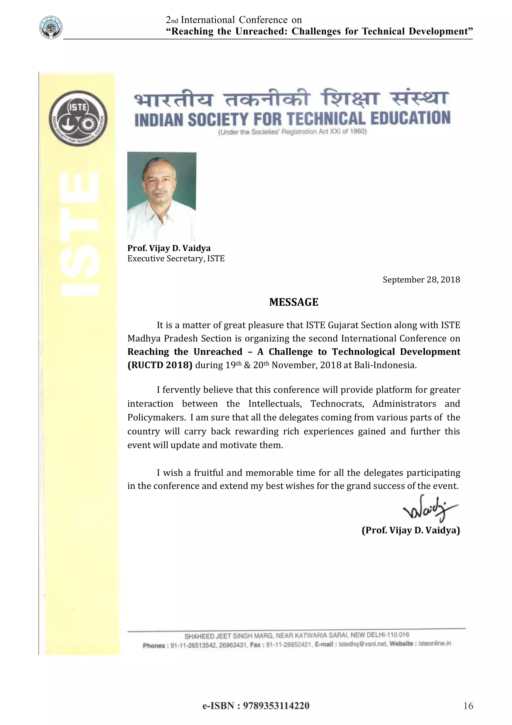 International Conference E-Book Proceeding E-RUCTD-2018