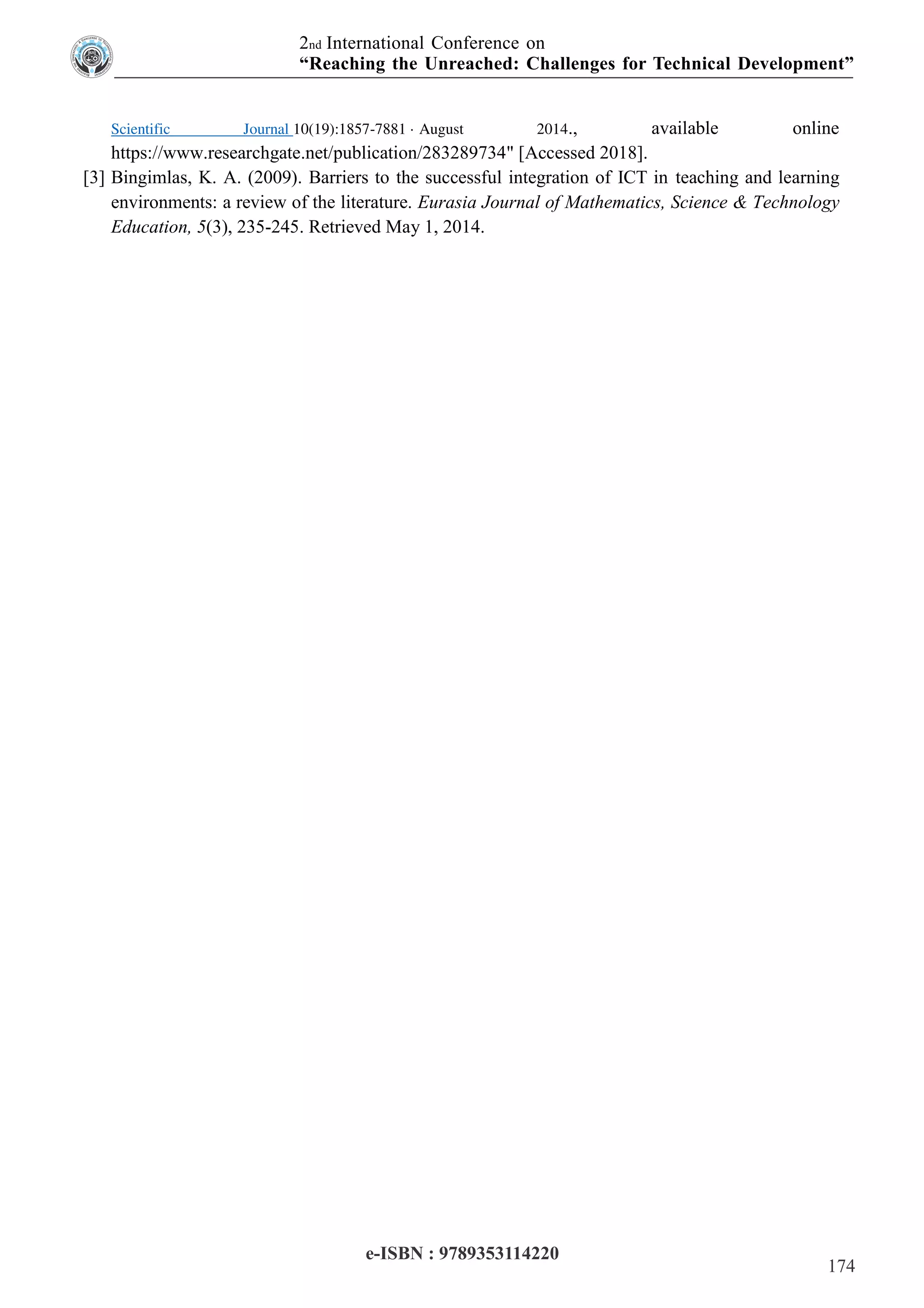 International Conference E-Book Proceeding E-RUCTD-2018