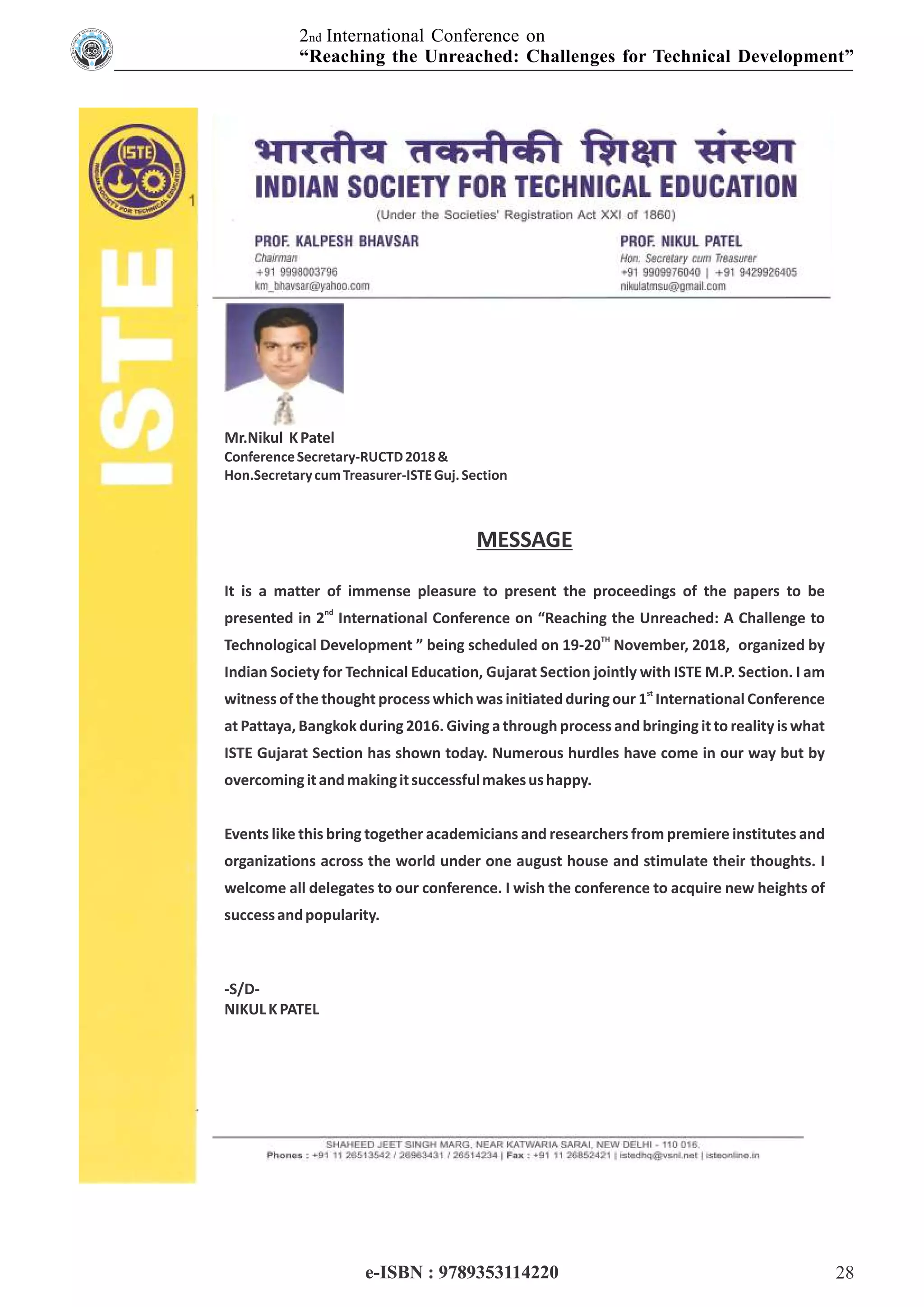 International Conference E-Book Proceeding E-RUCTD-2018