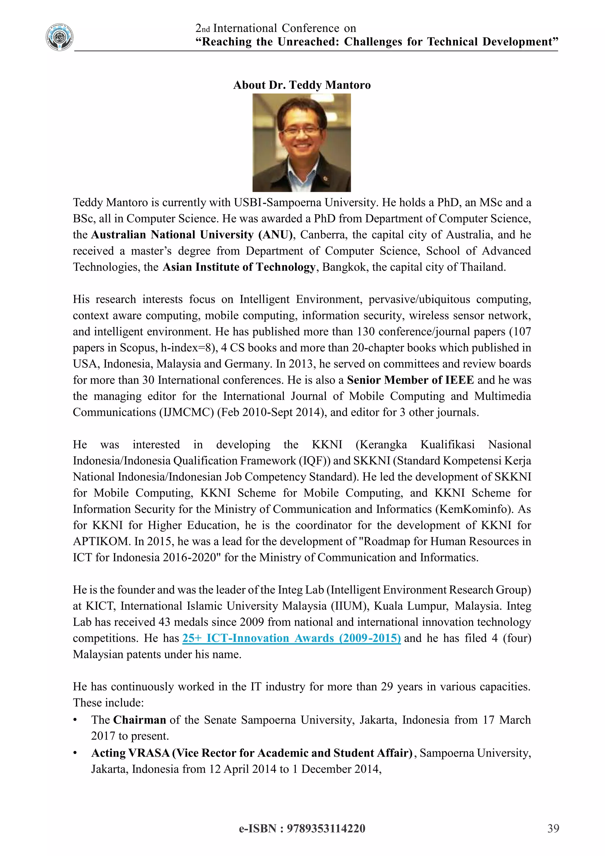 International Conference E-Book Proceeding E-RUCTD-2018