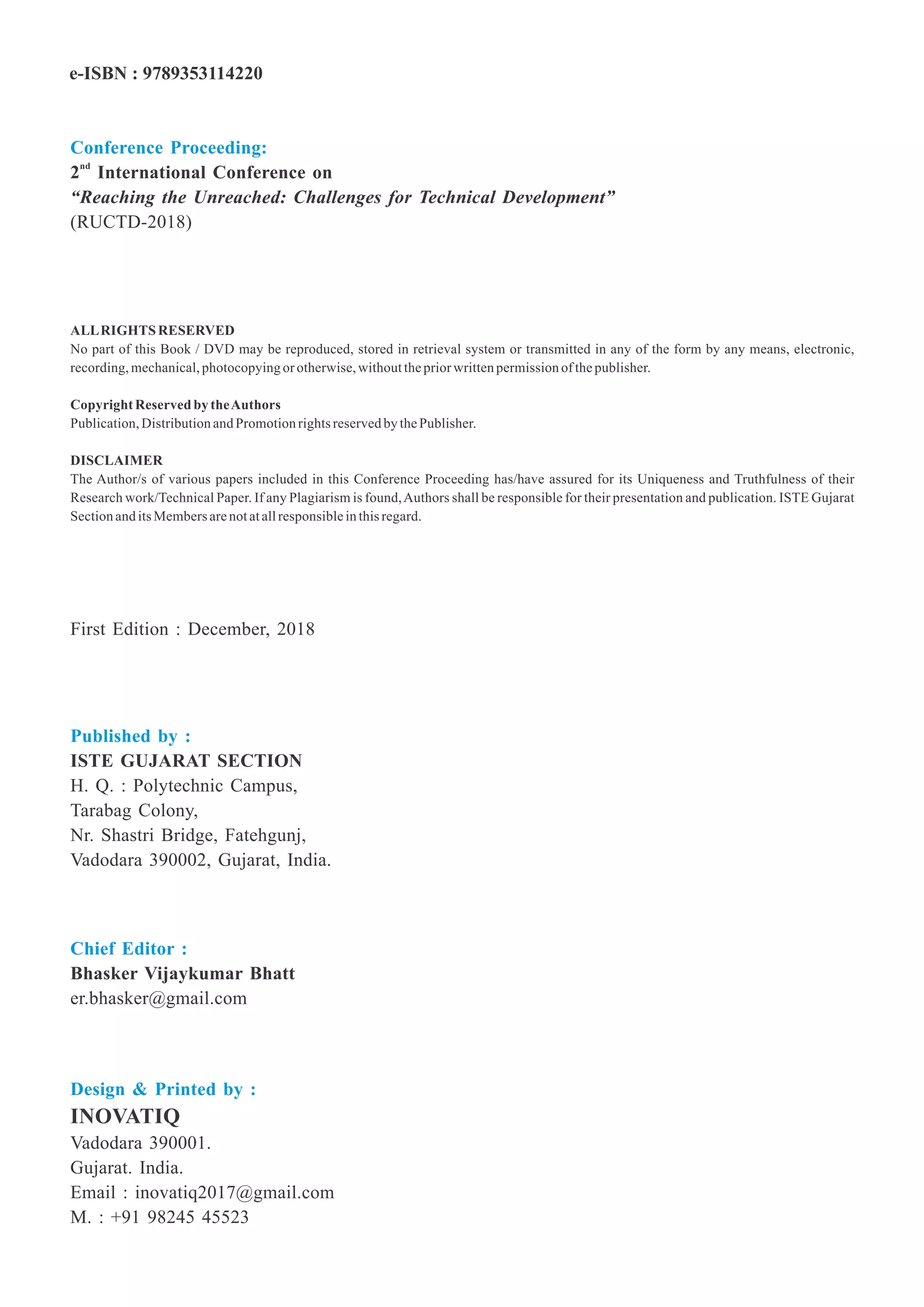 International Conference E-Book Proceeding E-RUCTD-2018