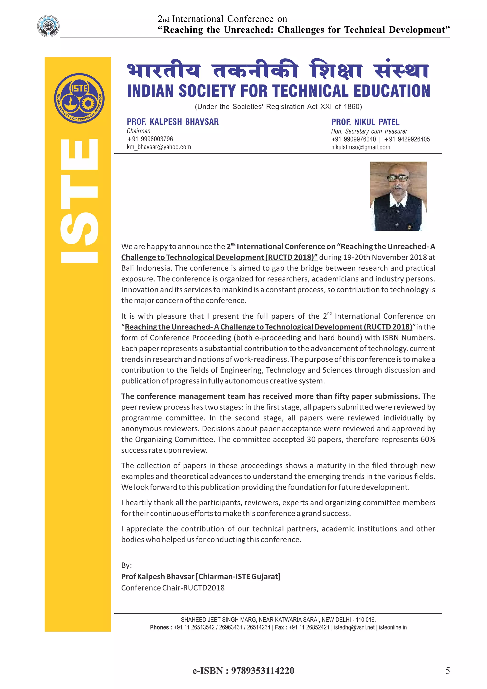 International Conference E-Book Proceeding E-RUCTD-2018