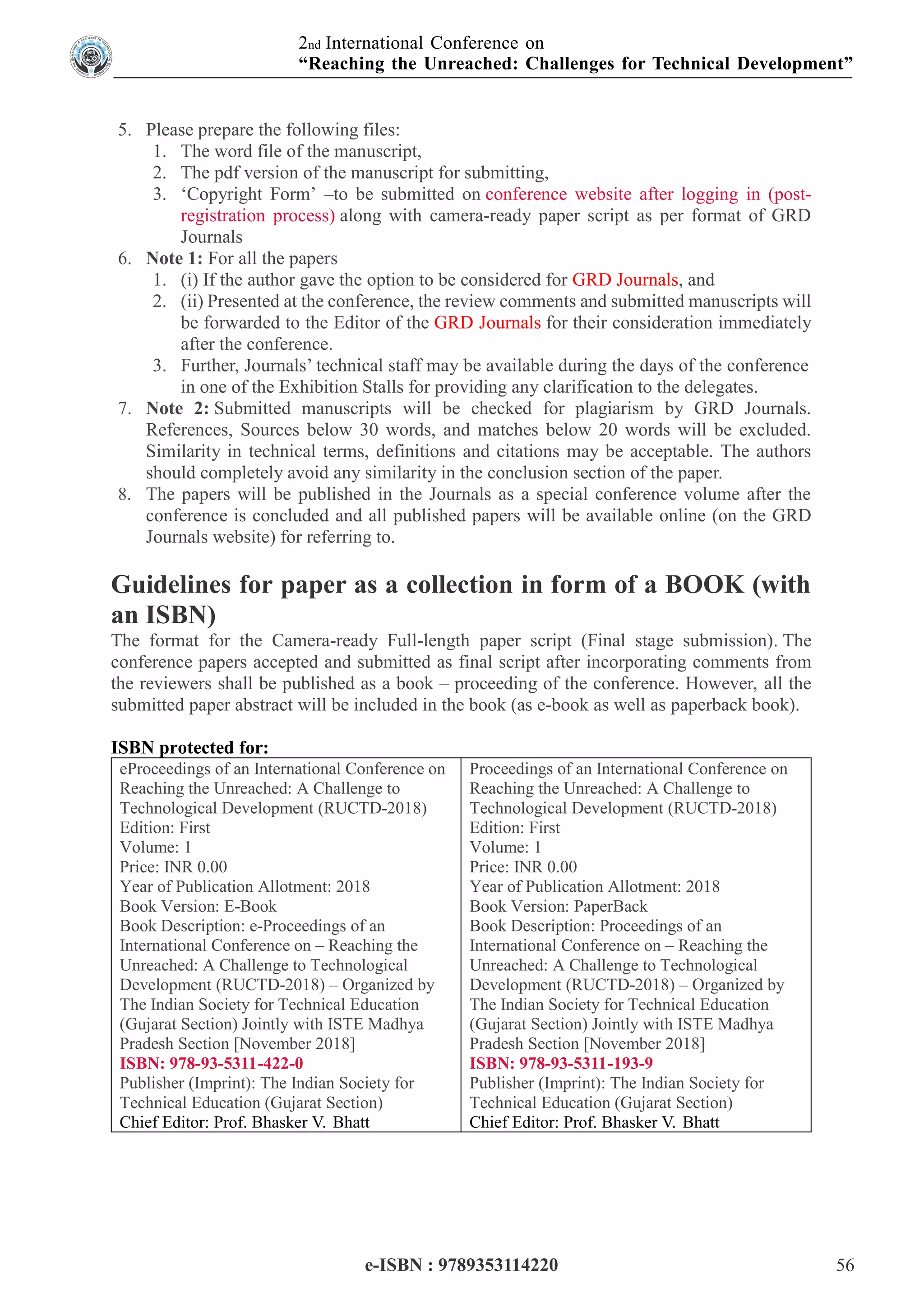 International Conference E-Book Proceeding E-RUCTD-2018