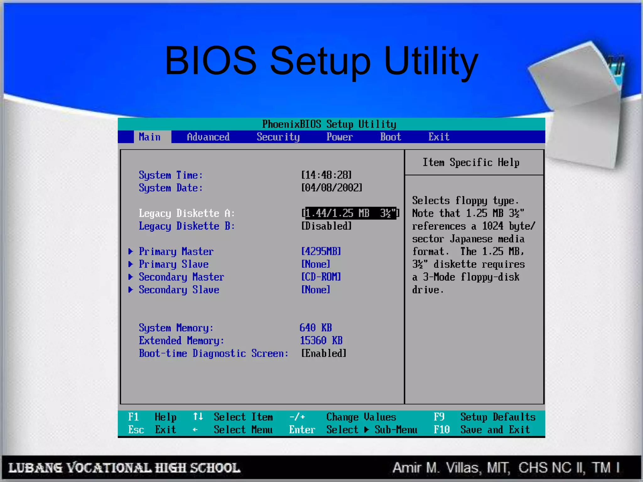 BIOS Setup Utility
 