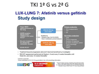 TKI 1ª G vs 2ª G
 