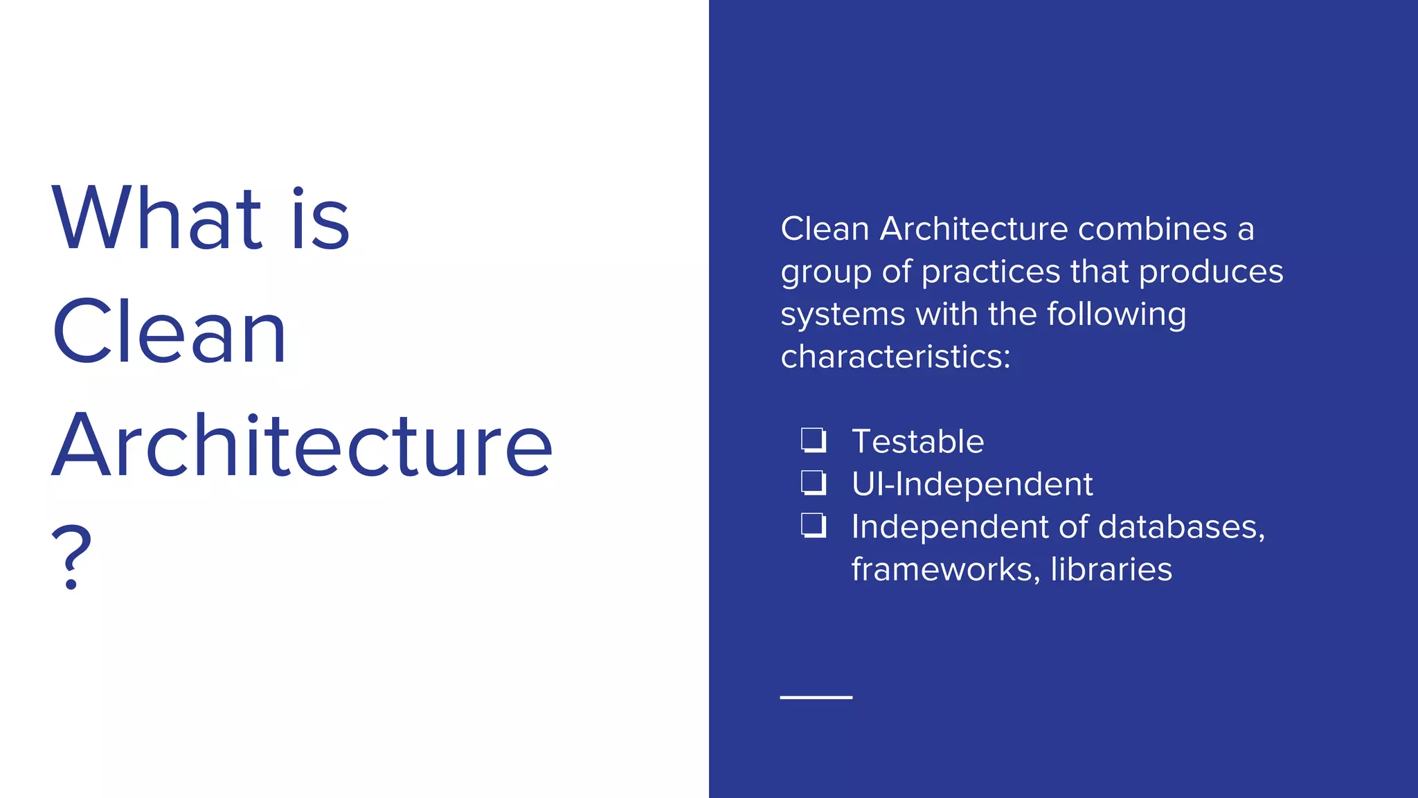 Clean Architecture | PPT