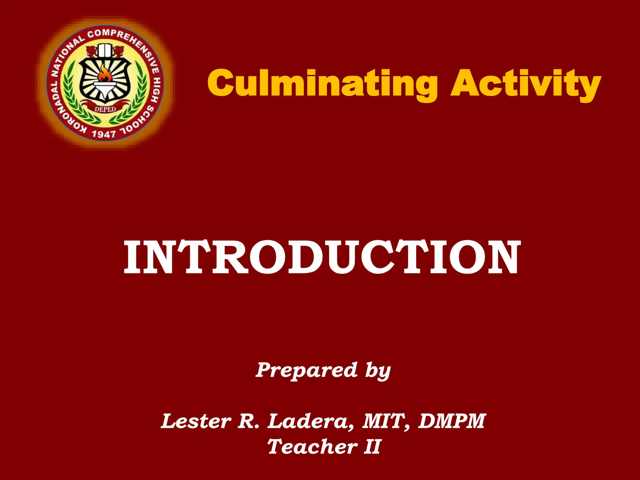 Ca Introduction