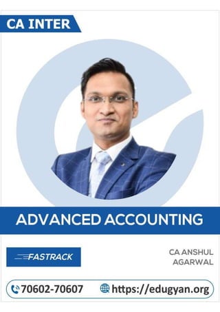 CA Anshul Agarwal Edugyan Org Online Classess | PDF