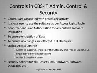 Audit in CBS environment by SBI PNB HDFC | PPT