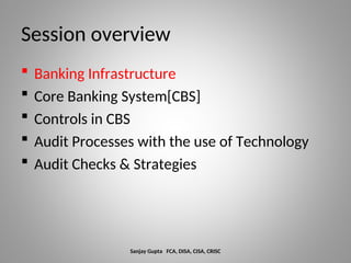 Audit in CBS environment by SBI PNB HDFC | PPT