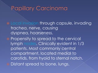 Labs & investigationsBaseline labsS. calcium & S. phosphateTumor markers (S. thyroglobulin, S. calcitonin)CXR TFTs