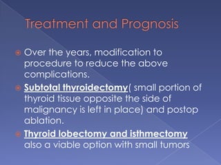 Nx- nodes not assesedN0- no nodes involvedN1- node involvement up to level 1(pretracheal. Paratracheal, prelaryngeal)N2- cervical or superior mediastinal l/node involvement