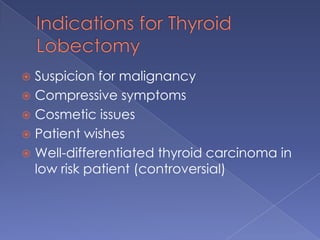 Follicular CarcinomaLocal invasion is similar to papillary cancer with the same presentation.Cervical metastases are uncommon.Distant metastases is significantly higher (20%), with lung and bone most common sites.
