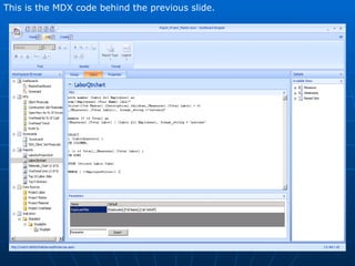 This is the MDX code behind the previous slide. 