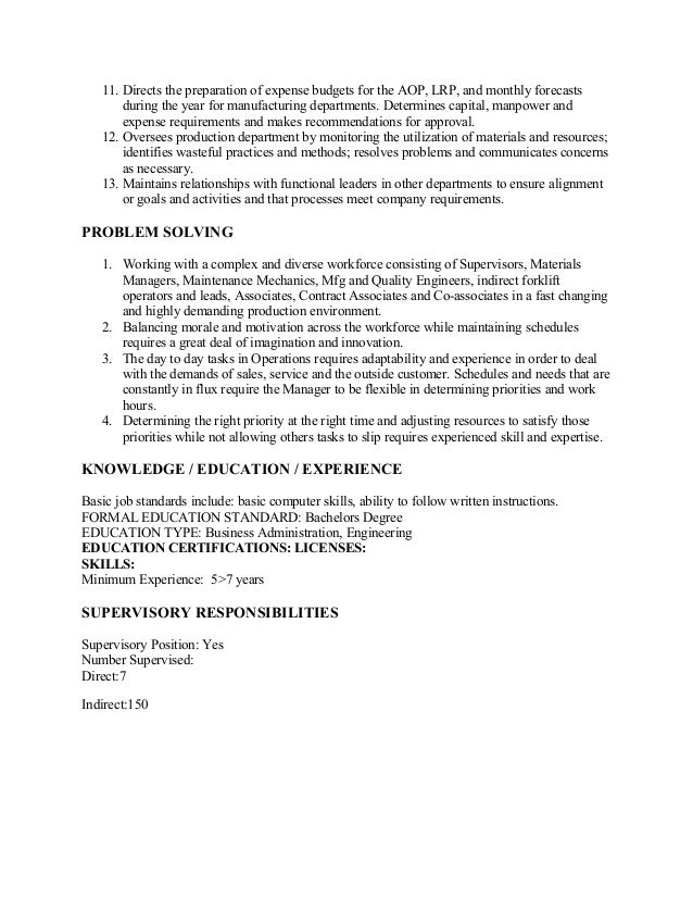 Value Stream Manager Job Description_8 12 09