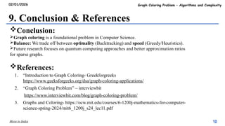 Engineering Graph Problem Graph Coloring Problem in Engineering Mathematics and Algorithms | PPTX