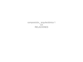 composición_ arquitectónica 1 U3 RELACIONES 