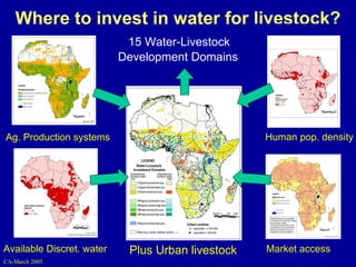 Investment options for integrating water management and crop and livestock production in sub-Saharan Africa
