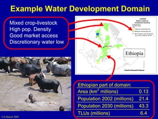 Investment options for integrating water management and crop and livestock production in sub-Saharan Africa