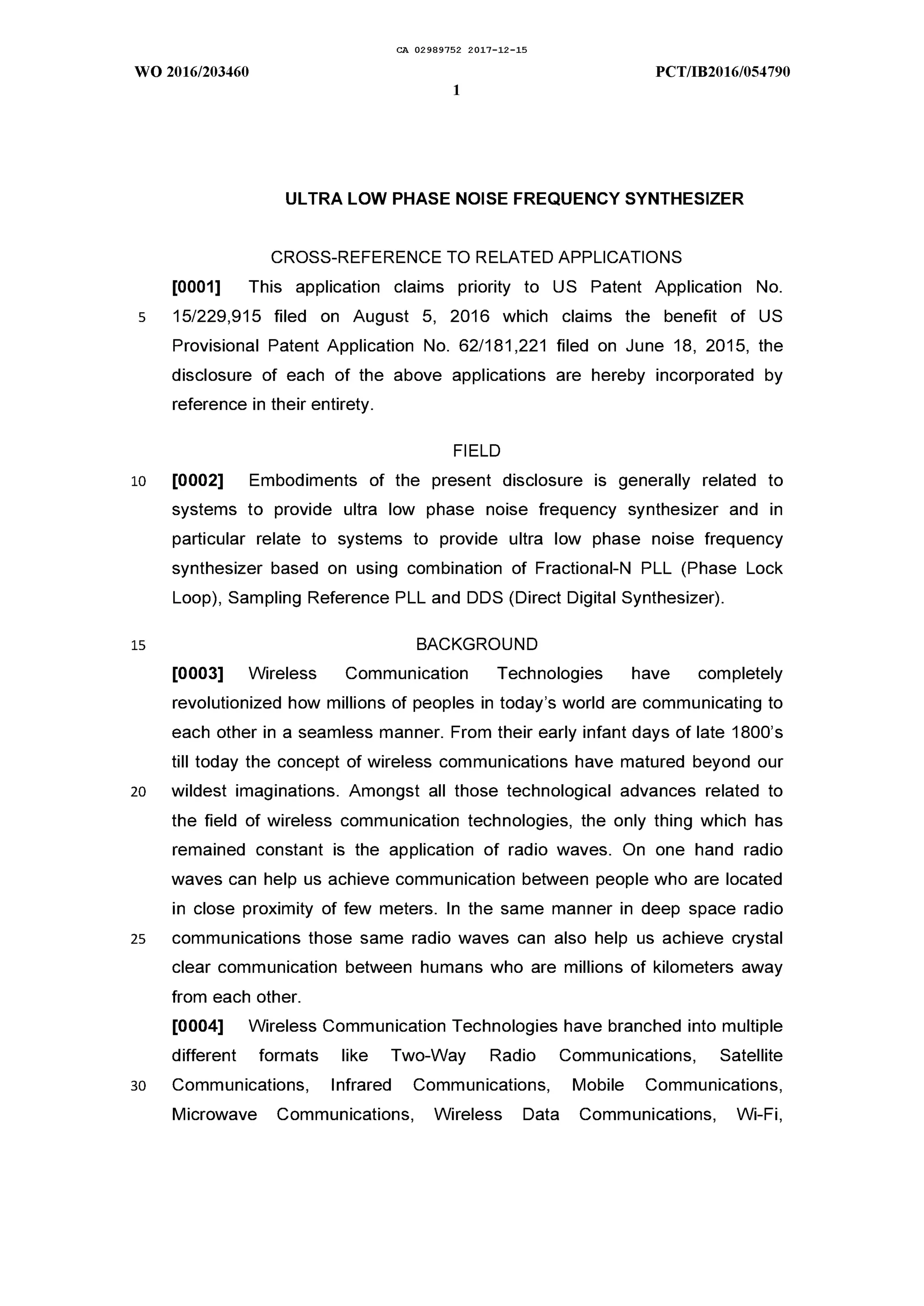 Ultra low phase noise frequency synthesizer