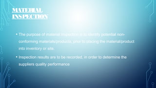 02_Material Inspection | PPT