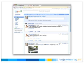 Developer DayGoogle 2010
 