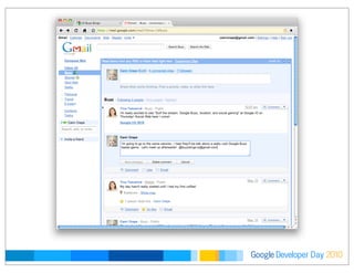 Developer DayGoogle 2010
 