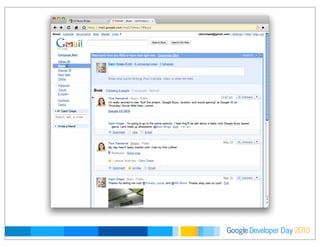 Developer DayGoogle 2010
 