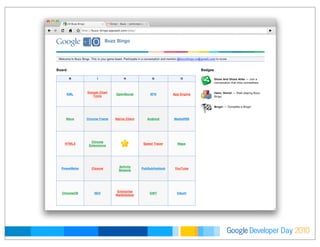 Developer DayGoogle 2010
 