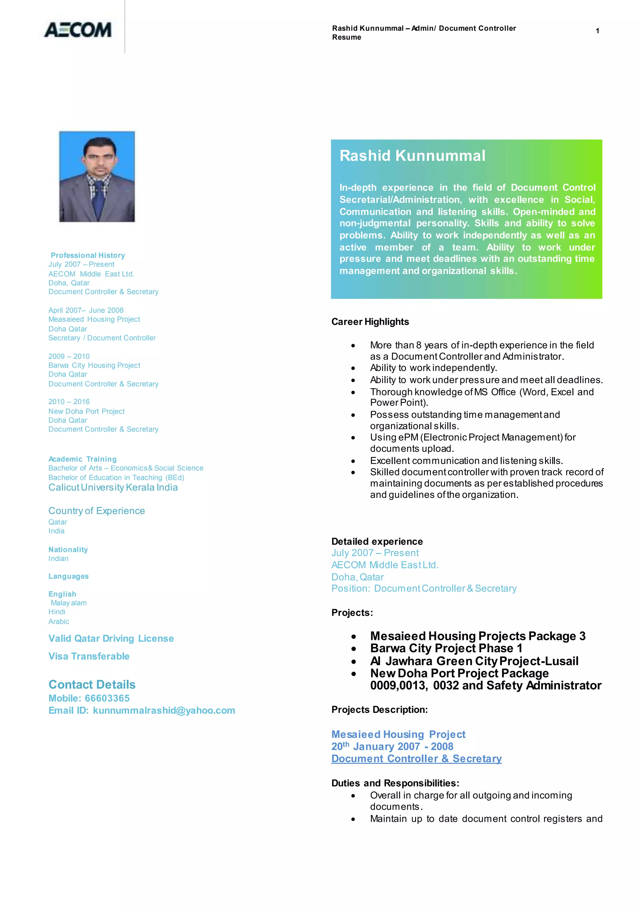 Rashid Resume | DOCX