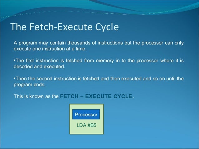 Fetch-execute Cycle