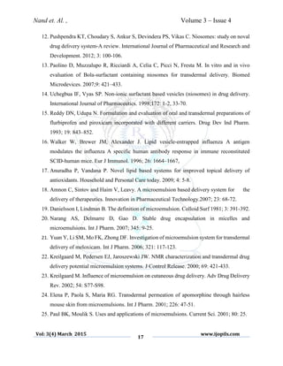 role of nanotechnology in cosmetics | PDF