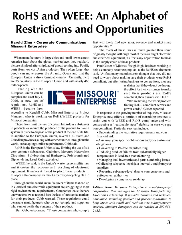 RoHS+and+WEEE+-+An+Alphabet+of+Restriction+and+Opportunities+-+Your ...