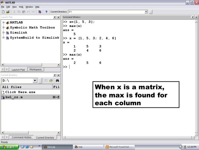 Chapter 3 -Built-in Matlab Functions