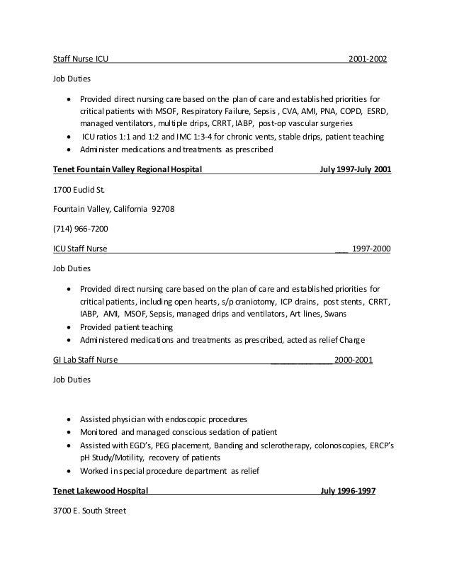 icu rn job description