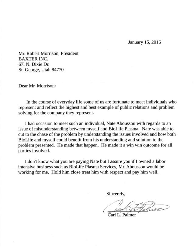 letter of recommendation st george letter of recommendation