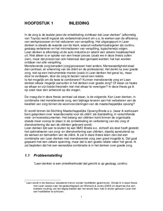 Master thesis onderwerpen
