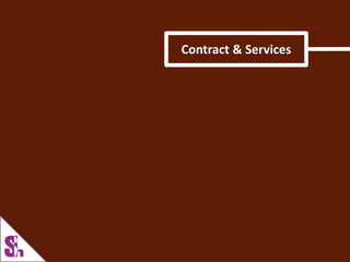 Contract & Services
 