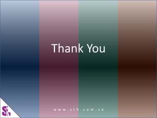 Thank You
w w w . s t h . c o m . s a
 