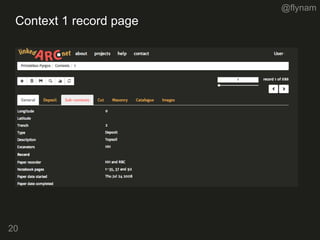 @flynam
20
Context 1 record page
 