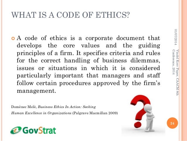 Improving Organisational Governance And Ethics