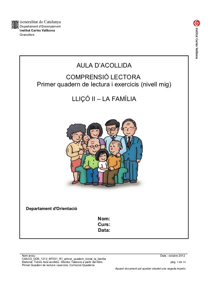 Caaco dos 1213_mt031_r1_primer_quadern_inicial_la_familia
