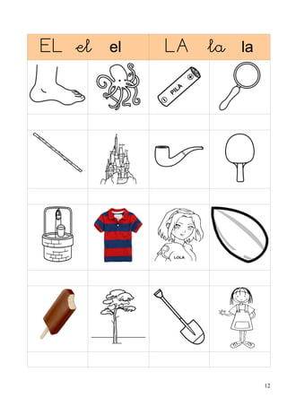 EL el

el

LA

la

la

12

 