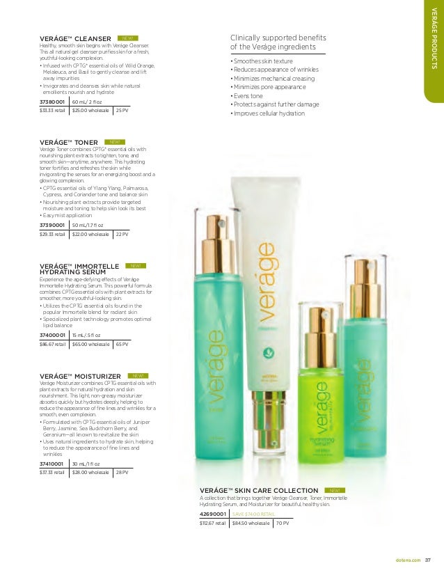 doterra verage skin care collection