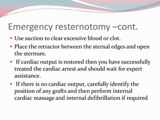 CAafter cardiac surgery | PPTX