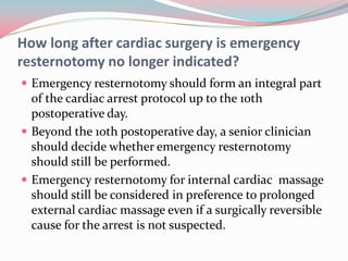 CAafter cardiac surgery | PPTX